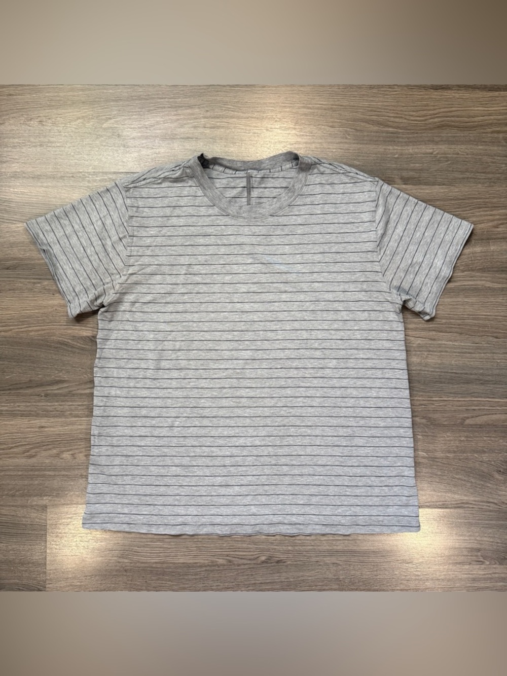 Lululemon Women's All Yours Tee - Black/Grey Stripe - Picture 2 of 6